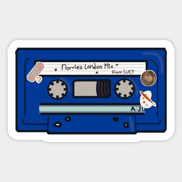Lucy's Tape for Norrie -- Lockwood + Co. Sticker by LochNestFarm